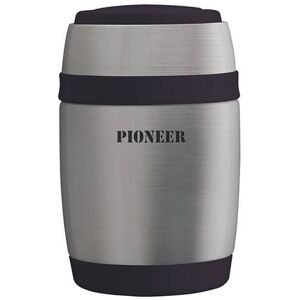 Pioneer 380ml Food Flask with Spoon Stainless Steel Pioneer 380ml Food Flask with Spoon Stainless Steel