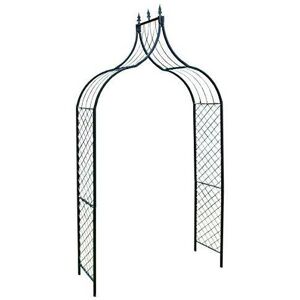 Selections Versailles Metal Decorative Garden Arch with Ground Spikes Selections Versailles Metal Decorative Garden Arch with Ground Spikes