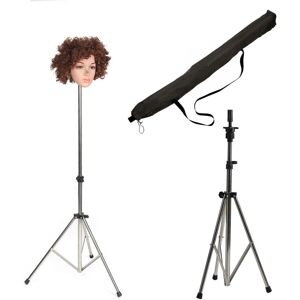 Unbranded Adjustable Training Head Wig Tripod Holder Stand Practice Clamp Unbranded Adjustable Training Head Wig Tripod Holder Stand Practice Clamp