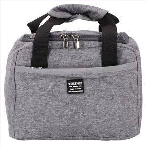 Unbranded (Gray) Adult Kids Thermal Insulated Lunch Bag Unbranded (Gray) Adult Kids Thermal Insulated Lunch Bag