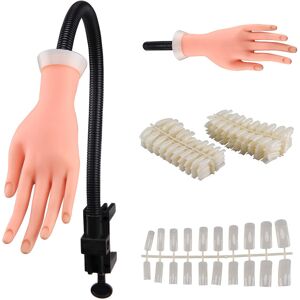 Unbranded UK Adjustable Nail Art Practice Hand Model - Flexible Silicone Nail Training Han Unbranded UK Adjustable Nail Art Practice Hand Model - Flexible Silicone Nail Training Han