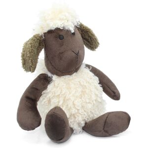 Carousel Home Cute Woolly Sheep Fabric Doorstop - Novelty Animal Door Stop - Brown Ear Carousel Home Cute Woolly Sheep Fabric Doorstop - Novelty Animal Door Stop - Brown Ear