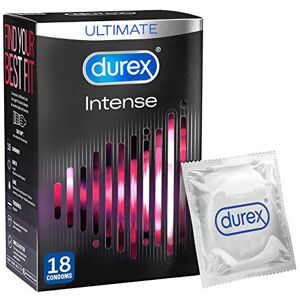 Durex Intense Ribbed & Dotted Condoms - 18 Pack Durex Intense Ribbed & Dotted Condoms - 18 Pack