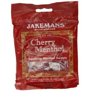 Jakemans Cherry Menthol Lozenges 73g Pack of 10 – Soothing Sweets Jakemans Cherry Menthol Lozenges 73g Pack of 10 – Soothing Sweets