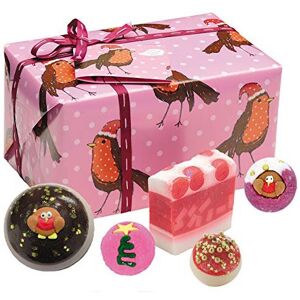 Bomb Cosmetics Rockin' Robin Handmade Wrapped Bath and Body Gift Pack, Contains Bomb Cosmetics Rockin' Robin Handmade Wrapped Bath and Body Gift Pack, Contains