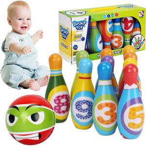 Unbranded 12-Piece Foam Bowling Set for Kids - Soft, Safe Indoor/Outdoor Skittles with 1-1 Unbranded 12-Piece Foam Bowling Set for Kids - Soft, Safe Indoor/Outdoor Skittles with 1-1