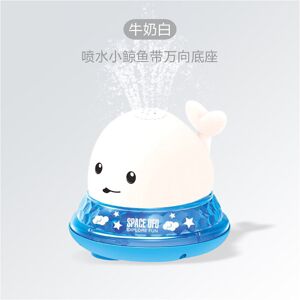 Ranpo (Little whale white + electric base) Bath Toys 2 in 1 Electric Induction Whale B Ranpo (Little whale white + electric base) Bath Toys 2 in 1 Electric Induction Whale B
