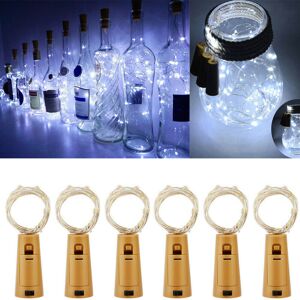 Ranpo (Cold White) 6x Cork Shape Wine Bottle LED String Copper Wire Fairy Light For Xm Ranpo (Cold White) 6x Cork Shape Wine Bottle LED String Copper Wire Fairy Light For Xm