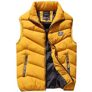 Unbranded (Yellow, 2XL) Men Winter Warm Paded Puffer Waistcoat Jacket Vest Unbranded (Yellow, 2XL) Men Winter Warm Paded Puffer Waistcoat Jacket Vest