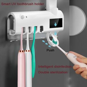 Toothbrush Holders Auto Toothpaste Dispenser Squeezer UV Toothbrush Holder Wall Mount Toothbrush Holders Auto Toothpaste Dispenser Squeezer UV Toothbrush Holder Wall Mount