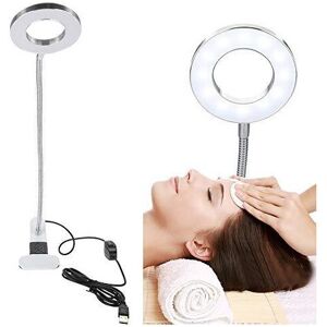 ZJchao USB Clip-On Beauty Lamp LED Desk Light for Microblading & Makeup - Cold & Warm L ZJchao USB Clip-On Beauty Lamp LED Desk Light for Microblading & Makeup - Cold & Warm L
