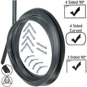 SPARES2GO 3m Cut to Size Door Seal for Nardi 3 or 4 Sided Oven Cooker (Rounded or 90º Cli SPARES2GO 3m Cut to Size Door Seal for Nardi 3 or 4 Sided Oven Cooker (Rounded or 90º Cli