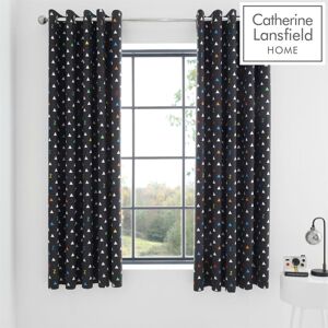 (66x72" Curtains) Catherine Lansfield Sleep Glow In The Dark Bedding (66x72" Curtains) Catherine Lansfield Sleep Glow In The Dark Bedding