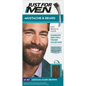 Just for Men Brush-In Color Gel, Medium-Dark Brown M-40 1 ea (Pack of 2) Just for Men Brush-In Color Gel, Medium-Dark Brown M-40 1 ea (Pack of 2)