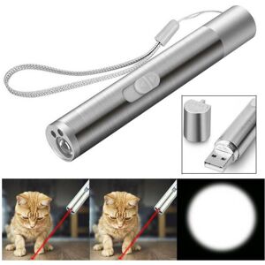 Unbranded 3 in 1 Rechargeable Cat Laser Pointer Toy USB Power Cat Training Torch UV lights Unbranded 3 in 1 Rechargeable Cat Laser Pointer Toy USB Power Cat Training Torch UV lights