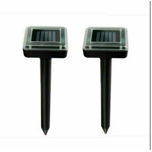 NOPE 2X Solar Power Ultrasonic Pest Animal Repeller Pet Scarer Control NOPE 2X Solar Power Ultrasonic Pest Animal Repeller Pet Scarer Control