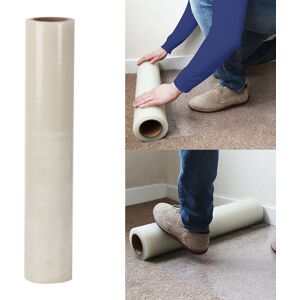 Unbranded 100M Carpet Floor Protector Self Adhesive Clear Roll Protection Cover Unbranded 100M Carpet Floor Protector Self Adhesive Clear Roll Protection Cover
