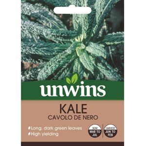 Unwins Grow Your Own Kale Cavolo De Nero High Yielding Vegetable Seeds Unwins Grow Your Own Kale Cavolo De Nero High Yielding Vegetable Seeds