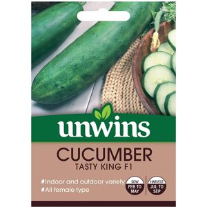 Unwins Grow Your Own Tasty King F1 Cucumber Vegetable Seeds Unwins Grow Your Own Tasty King F1 Cucumber Vegetable Seeds