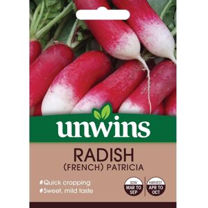Unwins Grow Your Own French Patricia Radish Vegetable Seeds Unwins Grow Your Own French Patricia Radish Vegetable Seeds