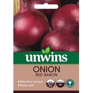 Unwins Grow Your Own Red Baron Onion Vegetable Seeds Unwins Grow Your Own Red Baron Onion Vegetable Seeds