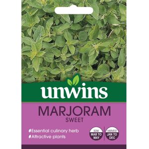 Unwins Grow Your Own Marjoram Sweet Essential Culinary Herb Seeds Unwins Grow Your Own Marjoram Sweet Essential Culinary Herb Seeds