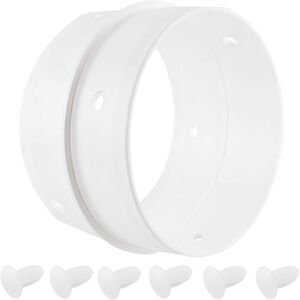 SPARES2GO Dual Vent Hose Connection Ring Kit for Tricity Bendix Tumble Dryer SPARES2GO Dual Vent Hose Connection Ring Kit for Tricity Bendix Tumble Dryer