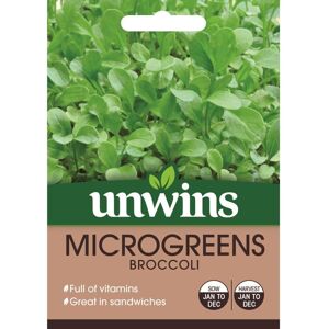 Unwins Easily Grow & Harvest Your Own Microgreens Broccoli Veg Seeds Unwins Easily Grow & Harvest Your Own Microgreens Broccoli Veg Seeds