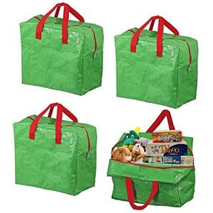 SPARES2GO Large Loft Attic Junk Clutter Waterproof Organiser Storage Bag (Pack of 4, Green SPARES2GO Large Loft Attic Junk Clutter Waterproof Organiser Storage Bag (Pack of 4, Green