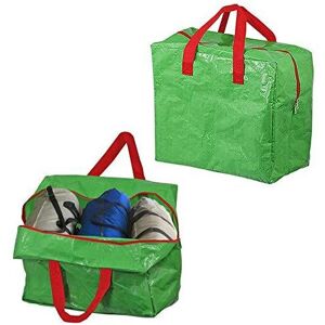SPARES2GO Large Car Boot Trunk Travel Storage Organiser Bag (Pack of 2, Green, 50L) SPARES2GO Large Car Boot Trunk Travel Storage Organiser Bag (Pack of 2, Green, 50L)
