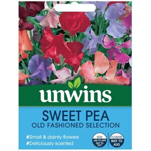 Unwins Flower Seeds Sweet Pea Old Fashioned Easy Grow Scented Flowers Unwins Flower Seeds Sweet Pea Old Fashioned Easy Grow Scented Flowers