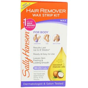 Sally Hansen Hair Remover Wax Strips for Body, Legs, Arms & Bikini, Sally Hansen Hair Remover Wax Strips for Body, Legs, Arms & Bikini,