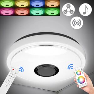 Unbranded 70W Dimmable LED Music Ceiling Light Bluetooth Speaker RGB with Remote Unbranded 70W Dimmable LED Music Ceiling Light Bluetooth Speaker RGB with Remote