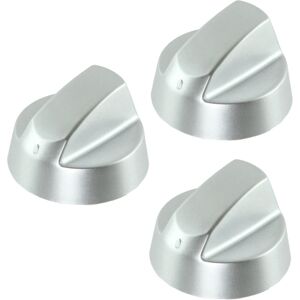SPARES2GO Control Knob - Silver SPARES2GO Control Knob - Silver