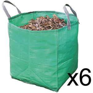 SPARES2GO Large Garden Waste Recycling Tip Bags Heavy Duty Non Tear Woven Plastic Sack x 6 SPARES2GO Large Garden Waste Recycling Tip Bags Heavy Duty Non Tear Woven Plastic Sack x 6