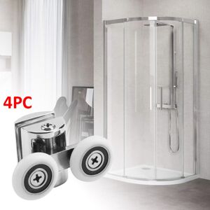 Unbranded 4PCS Twin Zinc Alloy Top/Bottom Shower Doors Rollers/Runners/Wheels UK Unbranded 4PCS Twin Zinc Alloy Top/Bottom Shower Doors Rollers/Runners/Wheels UK