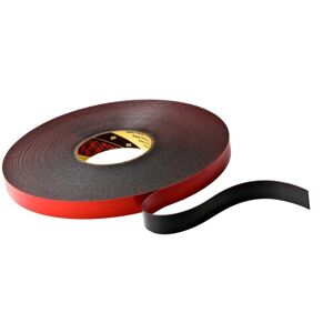 3M 5952 VHB Adhesive Tape, 6 mm x 33 m, 0.64 mm, Black, Film Liner, Pack of 12 3M 5952 VHB Adhesive Tape, 6 mm x 33 m, 0.64 mm, Black, Film Liner, Pack of 12