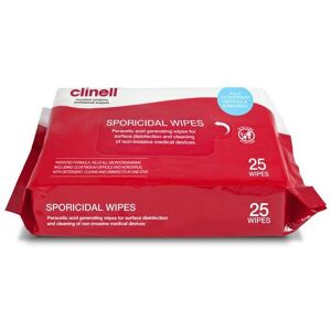 Clinell Sporicidal Wipes - 25 Pack Clinell Sporicidal Wipes - 25 Pack