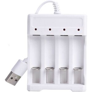 Unbranded 4 Slot USB Battery Chargers Fast Charging AA/AAA Rechargeable NiMH Ni-Cd Battery Unbranded 4 Slot USB Battery Chargers Fast Charging AA/AAA Rechargeable NiMH Ni-Cd Battery