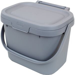 Addis 4.5 Litre Eco Recycled Kitchen Caddy for Food Waste - Light Grey Addis 4.5 Litre Eco Recycled Kitchen Caddy for Food Waste - Light Grey