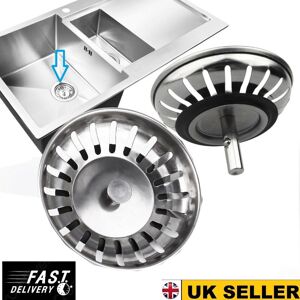 Unbranded 2x Stainless Steel Replacement Kitchen Sink Drain Strainer 78mm - Blockage-Free, Unbranded 2x Stainless Steel Replacement Kitchen Sink Drain Strainer 78mm - Blockage-Free,