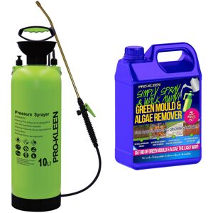 (Pro-Kleen Simply Spray & Walk Away Patio Cleaner 1 x 5L) Garden Sprayer 10L Pum (Pro-Kleen Simply Spray & Walk Away Patio Cleaner 1 x 5L) Garden Sprayer 10L Pum