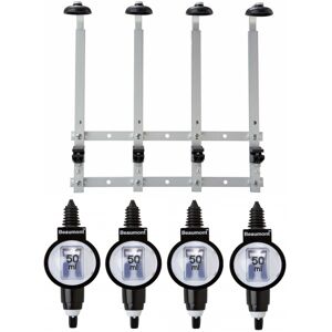 Beaumont 4 x 50ml Metrix SL Bar Optic Spirit Measure & 70cl/1L Wall Brackets Beaumont 4 x 50ml Metrix SL Bar Optic Spirit Measure & 70cl/1L Wall Brackets
