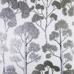 Arthouse Delamere White Silver Wallpaper - Wallpaper Arthouse Delamere White Silver Wallpaper - Wallpaper