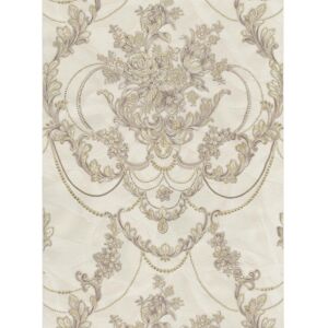 Perla Floral Damask Wallpaper Debona Textured Vinyl Gold Metallic Glitter Perla Floral Damask Wallpaper Debona Textured Vinyl Gold Metallic Glitter