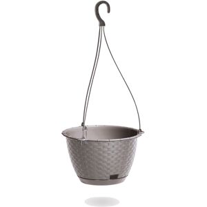 URBN Living (Mocca, 215mm x1) Easy Fill Plastic Garden Wall Hanging Basket Plant URBN Living (Mocca, 215mm x1) Easy Fill Plastic Garden Wall Hanging Basket Plant