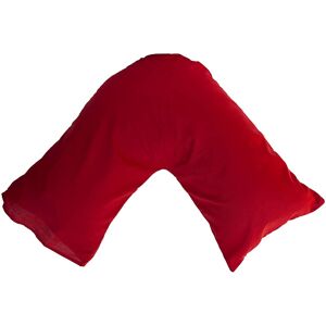 ARLINENS (Red) Back & Neck Support Polycotton V Shaped Orthopedic/Pregnancy/Nursing Pillo ARLINENS (Red) Back & Neck Support Polycotton V Shaped Orthopedic/Pregnancy/Nursing Pillo