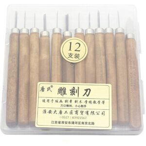 Unbranded 12pcs Multifunction Chisel Handmade Wood Carving Tool Unbranded 12pcs Multifunction Chisel Handmade Wood Carving Tool