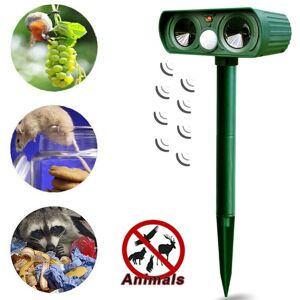 Unbranded Garden Animal Repeller Ultrasonic Solar Power Outdoor Pest Cat Mice Rat Sensor Unbranded Garden Animal Repeller Ultrasonic Solar Power Outdoor Pest Cat Mice Rat Sensor