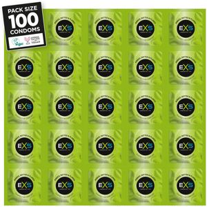EXS Vegan Ribbed and Dotted Condoms - 100 Pack EXS Vegan Ribbed and Dotted Condoms - 100 Pack